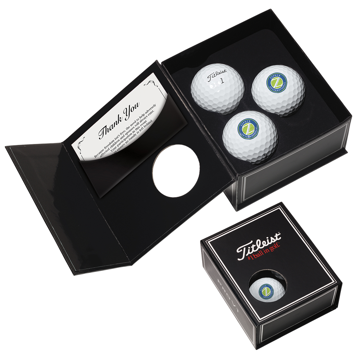 Titleist Pro V1 3-Ball Appreciation Box • Custom Logo Company